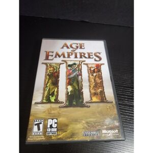 Age‎ of Empires III PC CD ROM Complete Microsoft Ensemble Studios